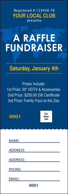 Rotary World Portrait Raffle Ticket