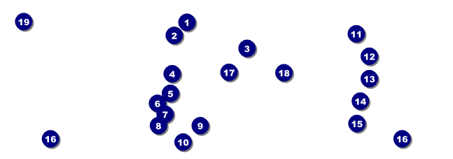 Rotary Club Logo Raffle Ticket 2 (Blue) Front Field Markers